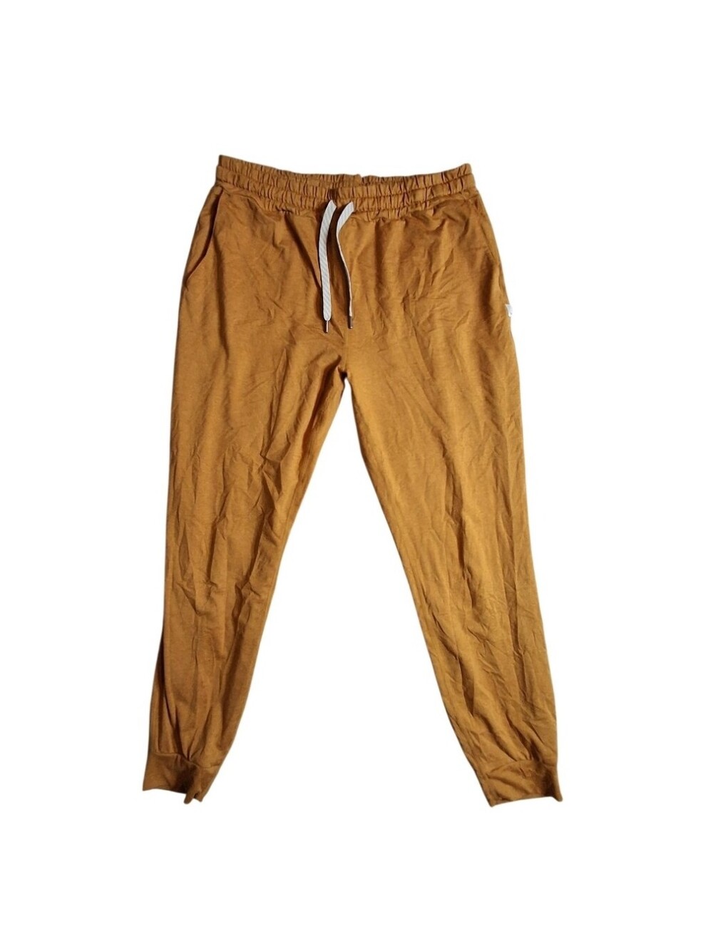 Vuori Performance Jogger Turmeric Heather DreamKnit Sweatpants Womens M
